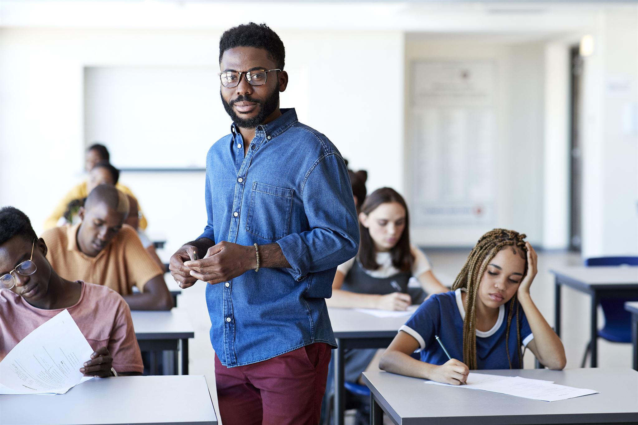 Person-teaching-in-class